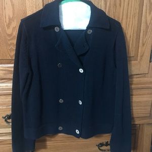 Liz Claiborne Double Breasted Sweater size M